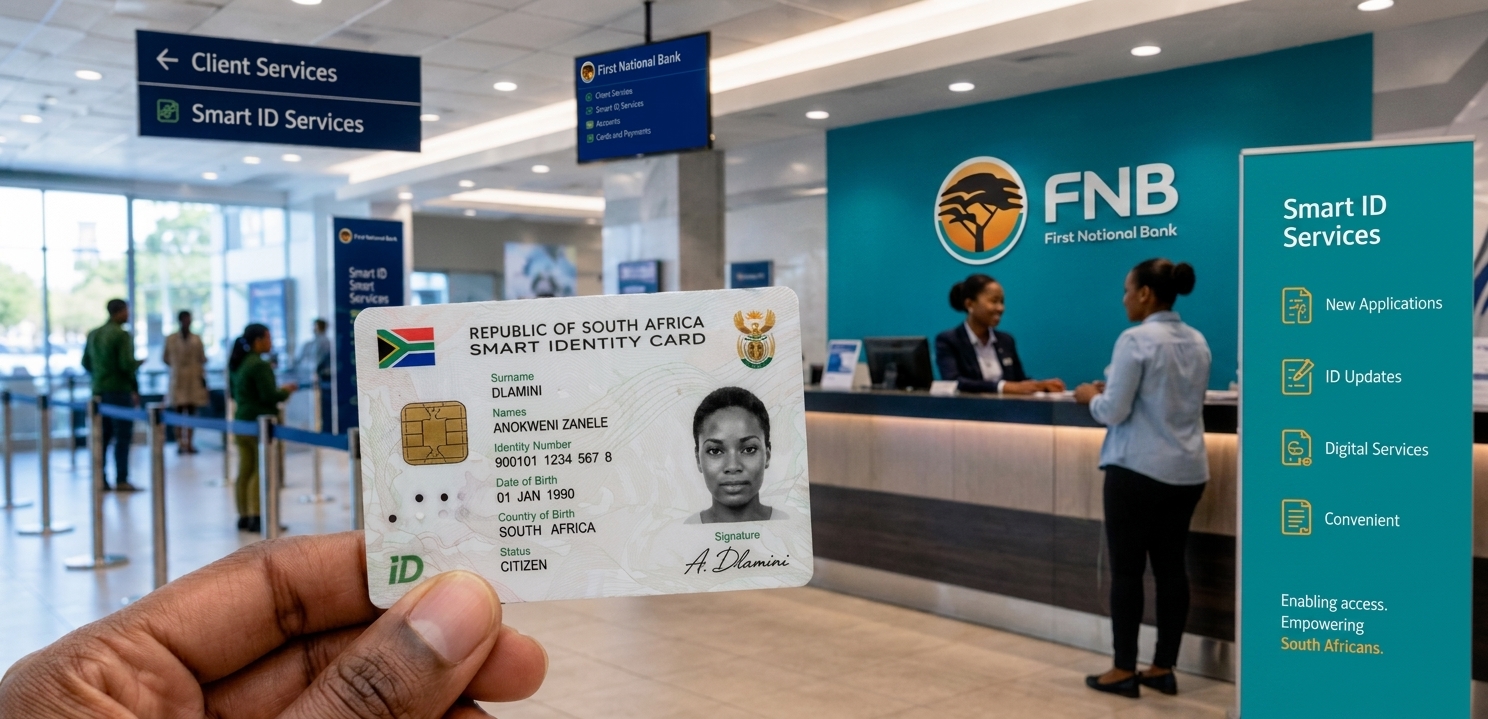 Smart ID card and bank branch